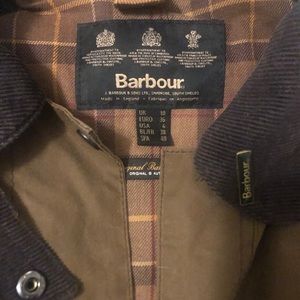 Barbour Waxed Jacket Size 6